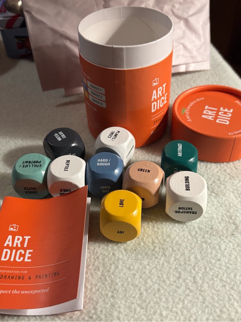 Two Tumbleweeds Art Dice Set
